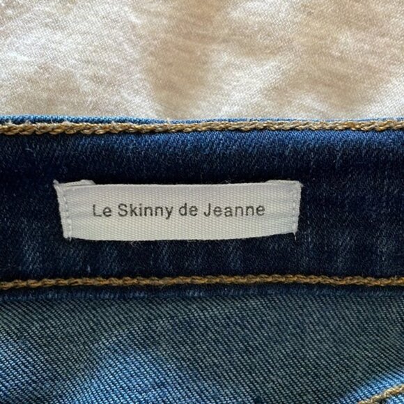Frame Le Skinny De Jeanne Jeans In Blue Size 27 - Picture 10 of 11